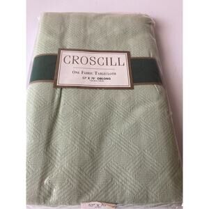 Croscill Fabric Tablecloth 52X70 Oblong